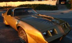 ***Motivated Seller!** Needs to be out of the garage before winter according to the boss, so have just reduced by $2500. This thing is a beauty- really sad to see her go, but looks like I'm stuck. Gold on Gold 1979 Pontiac Trans Am WS6 in beautiful shape.