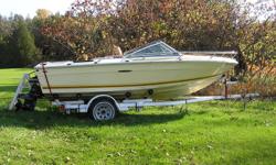 For Sale 1980 Sea Ray
Comes with Trailer, cover and all safety kit
Fresh 165 Mercruiser
Tuned and winterized, ready for early spring action
New Battery
New Shift Cable
e-mail for more info or directions to view
Motivated to sell!
Offers welcome!