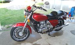 I am offering a BEAUTIFUL Honda GL1100 for sale - There isn't another one on Kijiji like it, not even close - As you can see the tires, exhaust, paint, chrome and soooo much more is brand new - I can deliver almost anywhere - It could be sold saftied ---I