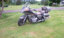 Seasonal sale.  1983 Goldwing Aspencade 1100 cc with 72,000 Km.   Completely serviced and new 2 yr inspection.  Priced for year end saving.   $2495
 
Possible trades include fishing boat or snowmobile
 
Thanks!