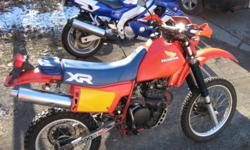 CONSIDERING MY 1983 HONDA XR 500R 4 STROKE STREET AND TRAIL  ON A TRADE  FOR A  STREET BIKE or SNOWMOBILE or $1800 CASH...-----
CRUISER ONLY (ALREADY GOT A SPORT BIKE) MUST BE AT LEAST A 750 CC BUT WOULD PREFER A 1000CC and up....IF SNOWMOBILE, MUST BE AT