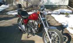 1984 VT500C Honda Shadow
Great bike looking for a new home. Strong running, everything works, no parts missing. Nice upright riding position. At low rpms the bike is great for cruising and at higher rpm it is very fun and fast. It has a 6th gear for all