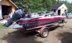 I have a 1988 maxum boat for sale. It is 15ft long. Motor is a 2006, 50 Yamaha four stroke. Low hours. It's a great little boat and reliable. Comes with trailor and safety gear. I am asking $6,500 or best offer. For more information email me.