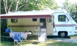Class A Motorhome with over drive
454 chev motor
Sleeps 4
Generator like New
Awning like new
All equipment works great
8000 or bo