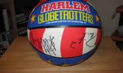 1994 HARLEM GLOBETROTTERS AUTOGRAPHED BASKETBALL
?BADEN?  OFFICIAL SIZE AND WEIGHT, lost certificate.
BEST BID TAKE IT!!!