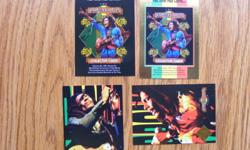 1995 Island Vibes Bob Marley "Promotional" Cards
I have for sale the following 1995 Island Vibes Bob Marley "Promotional" Cards in MINT condition.
 
+ 1995 Island Vibes - The Bob Marley Legend Redemption card $7. (top left photo)
+ 1995 Island Vibes - The