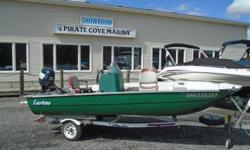 1997 Larivee 15' Center Console - US549
Description:
Well it ain't too pretty but it runs great and beats fishing from shore!! This Canadian made fiberglass boat is powered by a 1999 50 hp 4 stroke Evinrude with Electronic Fuel Injection & Power Trim &