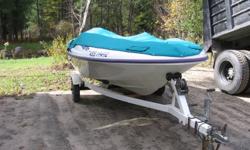 It's a very solid boat. Never abused. Comes with trailer and covers plus a folding sun cover. Call Steve at 705-342-9469 for any questions.