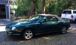 Make
Toyota
Model
Celica
Year
1997
Colour
Green
kms
284800
Trans
Manual
1997 Toyota Celica GT Convertible Limited Edition, California Car. Excellent condition inside & out, 2.2 litre engine, 5 spd. manual trans.. I have all original records for the car.