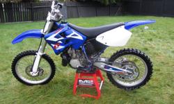 1999 YZ 250 2 STROKE TOTALLY REBUILT MOTOR AND TRANSMISSION
BRAND NEW PLASTICS, DECALS AND HANDGUARDS
BRAND NEW TIRES, BRAND NEW GRIPPER SEAT
BRAND NEW FMF SILENCER
IF INTERESTED PLEASE CONTACT BRUCE GREENOUGH AT 604-338-6157
ASKING $2500.00 OBO