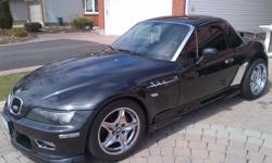 Make
BMW
Model
Z3
Year
2000
Colour
BLACK
kms
92000
Trans
Automatic
ONE OF A KIND SHOW CAR!!!! 2000 BMW //M Z3 ROADSTER SUPERCHARGED 2.5L 6cyl 330HP.
Cosmo Black Metallic Flake Ext. Paint, Black Leather //M Pwr. Sports Lumbar Mesh Seats. Double Stitched