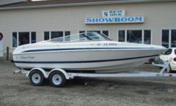 2000 ChrisCraft 200 Bowrider
Description:
This classic looking ChrisCraft bowrider is in very good condition. It is powered by a smooth shifting Volvo 5.0L GL with SX outdrive. Nice clean family sports and entertainment boat. This bowrider has a large bow