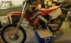 2000 cr250 runs great only rode 4 times this season v force reeds
This ad was posted with the Kijiji Classifieds app.