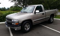 Make
Chevrolet
Trans
Automatic
kms
160
Fantastic running and driving 2001 Chevy Silverado short box 2-wheel drive. I bought this truck 4 months ago to move my business from Nanaimo to Courtenay. I had the truck completely inspected and have the inspection