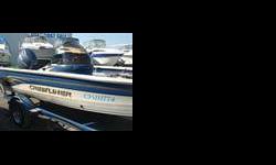 2001 Crestliner Fish Hawk 1750 With Yamaha 80 Yamaha Four Stroke Crestliner Quality for a Fraction of the price!! This boat needs some very minor TLC, front bow deck. Contact for detailed info, Minor! Mooring Cover is New, Crestliner Hummingbird Fish