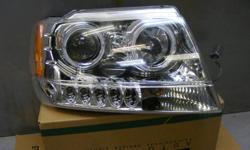 Have both headlights for a 2001 Jeep Grand Cherokee asking $60 each or $100 for both. Phone 306-773-7013