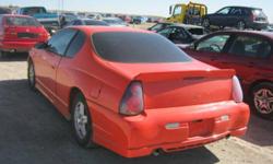 parting out an orange 01 chevrolet monte carlo ss,would rather sell the whole thing before a sell any parts off of it,4038882288 ,its salvage