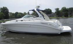 Check out website: http://sites.google.com/site/360searay02/
What a boat for its price! Mint Condition inside and out-BOAT STORED INDOORS FOR VIEWING! Call for appointment.
Twin v drives 8.1-496 merc with 370hp/240hrs, 7kw westerbeke generator, air