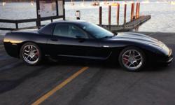 2002 zo6 corvette black /black interior / supercharged L S 6 600 hp 6 spd / serious only please $25000 250 818 6722 or 2508860438