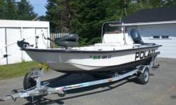 For sale is a 2002 Polar center console flats boat with a 50 HP Yamaha 4 stroke with 212 hours. Boat included galvanized trailer with removable tounge, trolling motor, fishfinder,bimini top, livewell, Igloo marine cooler, and tons of rod holders. Price