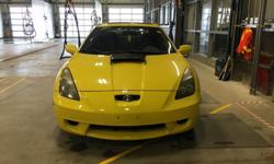 Make
Toyota
Model
Celica
Year
2002
Colour
Yellow
kms
212643
Trans
Manual
Please contact at 204) 510-1969
VEHICLE OPTIONS:
SUN ROOF
15" ALUMINUM ALLOY WHEELS
FLOOR MATS
SEAT-REAR PASS-THROUGH
3 PASSENGER
MIRROR(S)-POWER
STEERING WHEEL-ADJUSTABLE
AIR