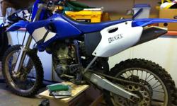 2002 yamaha yz250f for sale. Bike is in good shape and starts with ease. The bike hasnt been ridden in over a year.
Asking $2100 or best offer. Willing to negotiate