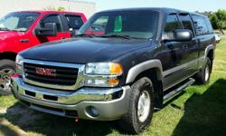 Make
GMC
Model
Sierra 1500
Year
2003
Colour
Grey
kms
222615
Trans
Automatic
2003 GMC Sierra 1500 SLE 4X4
5.3l V8, Automatic, A/C, Cruise, Keyless entry, Power windows/locks/mirrors & seat, Tonneau Cover, Bedliner, Running Boards.
222,615KM
Certified with