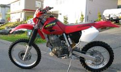 '03 Honda XR400R f/s. Exc shape, rarely ridden and deserves a new owner. This bike is clean and runs strong. New tires and tune-up, and comes with shop manual and other extras. Steal it for $2900 cash.