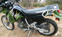 Very Clean Bike in great shape.  Small dent on gas tank.  Bike comes with new IMS 6.6 gallon gas tank and new Odyssey dry cell battery.  There is a skid plate installed and center stand.  Serviced in spring and rarely used in summer.  Everything works on