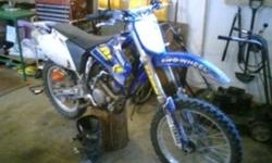 I have a 03 yz250f, with a athena big bore kit (290cc) and a hot rod stroker kit, also has a hindle pipe, renthal bars, new back tire, and hand guards(hand guards aren't on in picture) . looking to get a bigger bike.