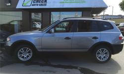 Make
BMW
Model
X3
Year
2004
Colour
Grey
kms
180150
Price: $8,995
Stock Number: 606-125b
Interior Colour: Brown
This one is fun to drive sporty and economical. This one has a panoramic sunroof so the rear passengers can also enjoy the night sky. Come check