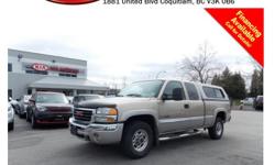 Trans
Automatic
This 2004 GMC Sierra 2500 comes with alloy wheels, fog lights, running boards, tinted rear windows, power locks/windows/mirrors, steering wheel media controls, tape deck, CD player, AM/FM radio, rear defrost and so much more!
STK # 99600A