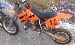 2004 ktm sr have two clutches and gasket kit needs front fender runs good  son has out grown it