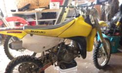 runs good, rides good, jetted carb, comes with manual and some spare gaskets and a ring. $1300 o.b.o        Jason (705) 267-0271 anytime.  Timmins        Package deal with a 2001 CR250R  for $3200