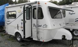 2005 BIGFOOT Trailer, 17.5 ft, mint condition, one owner, 2 piece fibreglass exterior shell, EPS insulation R8, tinted dual pane safety windows with screens, heated enclosed insulated holding tanks, ducted 16000 BTU furnace, Fantastic Fan in galley, power
