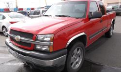 Make
Chevrolet
Model
Silverado
Year
2005
Colour
RED
kms
137000
Trans
Automatic
2005 CHEVROLET SILVERADO 1500 4X4 FOR SALE...
FEATURES: SPLIT BENCH SEAT...POWER WINDOWS AND LOCKS....LOCKING REAR DIFF....AIR CONDITIONING.... SHIFT ON THE FLY 4X4...6.5 FOOT