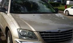 Make
Chrysler
Model
Pacifica
Year
2005
Colour
gold silver
Trans
Automatic
2005 Chrysler Pacifica, FWD, interior clean and in great shape, 3.5 L V6 4-speed, automatic with AC. Good tires. 240000 km. T