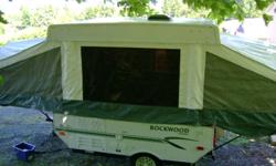 16 foot tent trailer.  Sleeps 5 comfortably.  Furnace, stove, fridge, heated mattresses.  Immaculate condition.