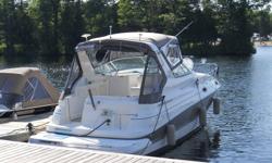 Wide Beam cruiser
Twin volvo's - v6's
Pristine condition - Very low hours
Large sleeping accommodation
2 sets canvas - (1 set new custom made)
Factory epoxy bottom (refinished)
Fully equipped
Air, Heat, Windlass, Spotlight, GPS plotter (Garmnin) etc.