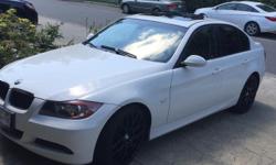 Make
BMW
Colour
White
Trans
Automatic
kms
153500
-2006 BMW 323i
-Has 153500 km and rising slowly
-E90 2.5l inline 6 engine 180hp
-65 bucks to fill with premium gets 650-700km
-Brand new one month old 20" BMW black rims on low profile Falken racing tires.