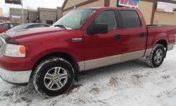Make
Ford
Model
F-150
Year
2007
Colour
red
kms
190215
Trans
Automatic
2007 Ford F150 Crew Cab , V8 auto , air , tilt, cruise pw pl cd player , cloth seats nice and clean ready to go ! 190 km $ 7900 obo Call 5293784