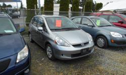Make
Honda
Model
Fit
Year
2006
Colour
grey
kms
117000
Trans
Manual
2007 Honda FIT 4 cylinder 5 speed power group with only 117000 km Extra clean well kept small car big inside serviced and inspected drives like a HONDA best deal bouman motors 1831 east