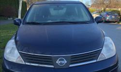 Make
Nissan
Model
Versa Hatchback
Year
2007
Colour
Blue
kms
142000
Trans
Automatic
*Mechanic's Special* Excellent car with low mileage, and new tires (Nov 30, 2017). Main issue is the CVT Transmission called it quits. This would make a wonderful car for