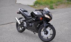 Up for sale is an exceptionally maintained 2008 Honda CBR125R. With 3500 km's on the odometer its virtually brand new. Not owned by a first time rider, have owned multiple bikes. Never dropped, clean title, no accidents. Black, with a few modifications