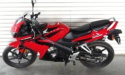 2008 Honda CBR125R motorcycle
Less than 300 km!
Barely broke in
Fun little bike to ride! Perfect bike for a starter bike being very light and nimble and easy to control!
"AS NEW" condition!
Never dropped or abused!
Always kept in heated shop
Email for
