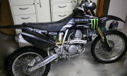 Big Wheel Edition 4 Stroke Mini Motocrosser. Recently Rebuilt top end, approx 10 hr on new engine. Great looking graphics, and plastic, new seat cover. Great bike, needs nothing, ready to ride. Perfect for lady or smaller teenager.