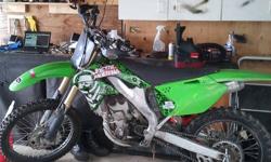KX250F in good shape  .
2 sets of plastic, Hand Gaurds,  new tires , sprockets and chain.
 
Make me an offer , this is a great bike.
