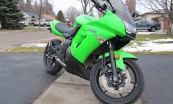 I have for sale in great condition a 2008 Lime Green Kawasaki Ninja 650R motorcycle. This machine has been very well maintained. I bought it with 9000km from the original owner. It currently has just under 30,000km. It has always been stored indoors and