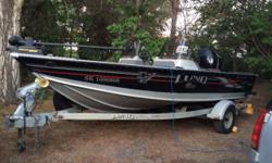 With the low Canadian dollar and the high price of premium new fishing boats this is a real find. Top Tier fishing boat for days on the water also tournament ready if that's what you like. Single axle trailer yet this boat is big enough to handle the big