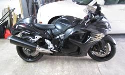 Fastest production bike in the world. Only 4,900 km. Comes with Hayabusa jacket, cover and helmet. $10,500. Its not even broken  in and is a real head turner. No  low balling